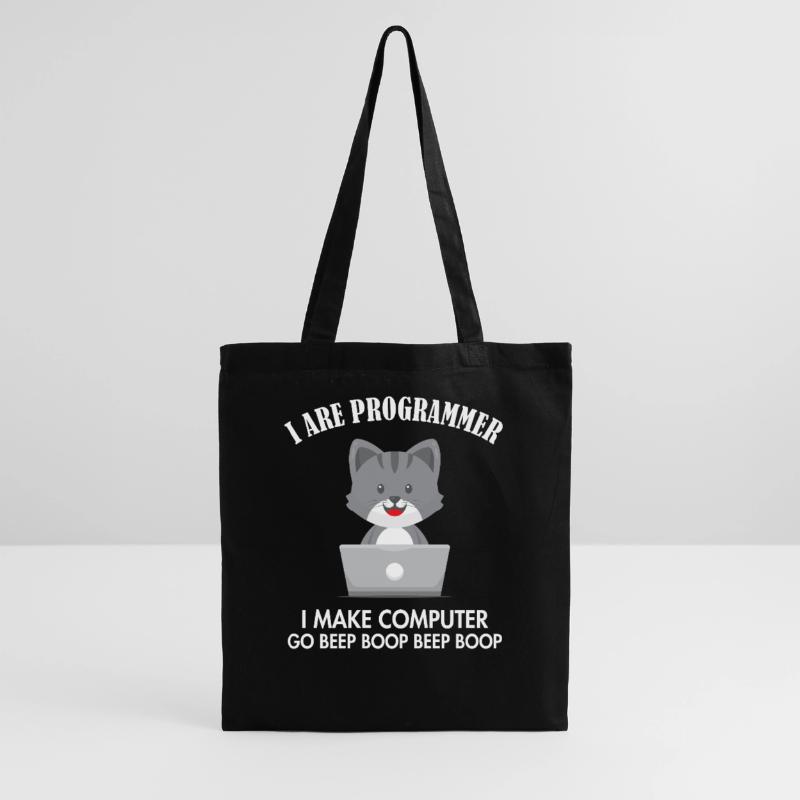 I Are Programmer Cat Softwareentwickler Coder Stoffbeutel