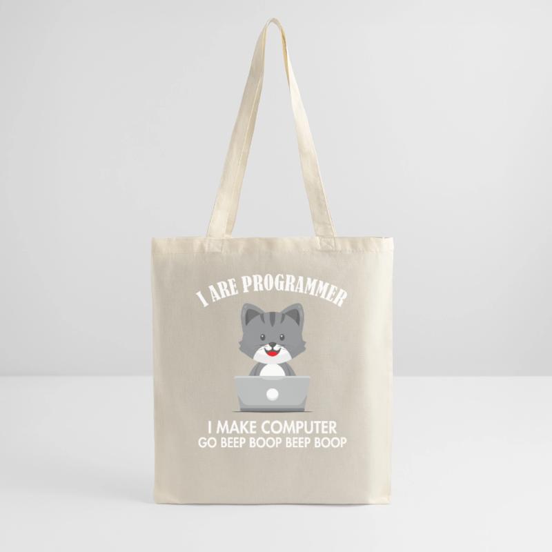 I Are Programmer Cat Softwareentwickler Coder Stoffbeutel