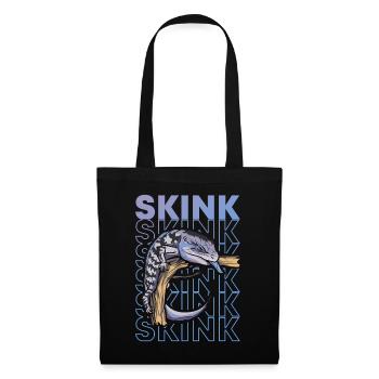 Blue Tongue Skink Propriétaire Retro 80's Style - Sac en tissu - noir - Devant