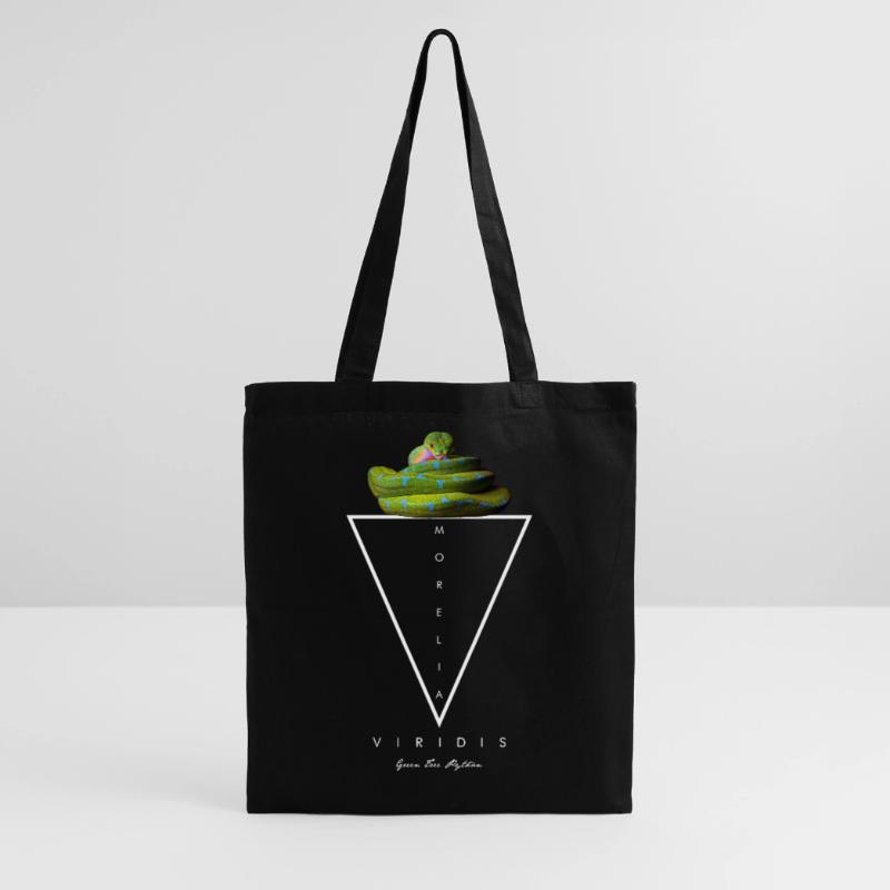 Arbre vert Python Géométrique moderne Sac en tissu