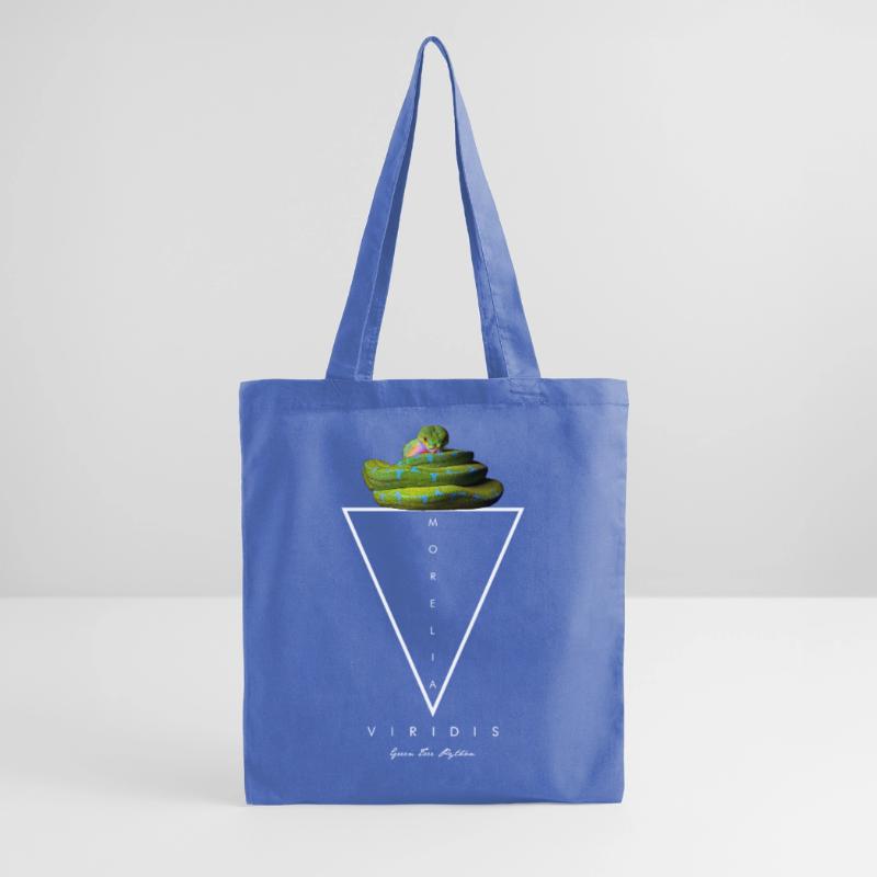 Green Tree Python Modern Geometric Tote Bag