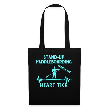 SUP paddle paddle Stand Up Paddle Surf - Sac en tissu - noir - Devant