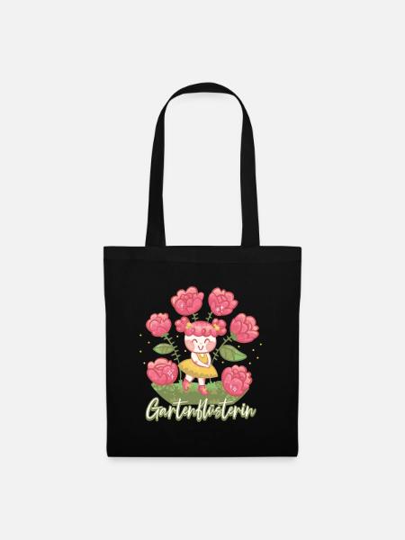 Gartenflüsterer Gartenflüsterin Garten Gärtner - Stoffbeutel - Schwarz