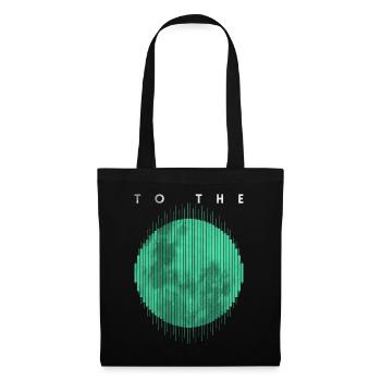 Crypto Trading Stock Chart Cot to the Moon - Sac en tissu - noir - Devant