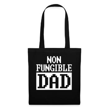 NFT Art Cypto Father Quote Non Fungible Dad - Tote Bag - black - Front
