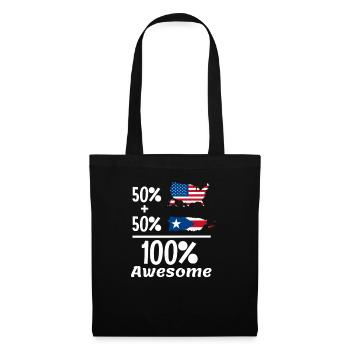 Portoricain traditionnel 50 America Rico 100 - Sac en tissu - noir - Devant