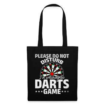 Please do not disturb I watch the darts game - Tote Bag - black - Front
