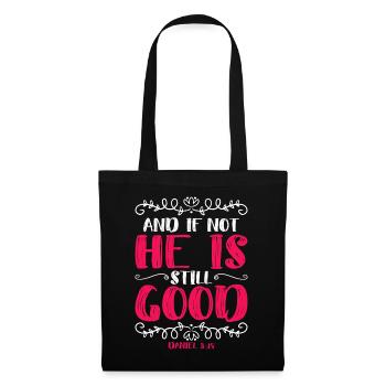 Et sinon il est toujours bon Daniel 3 18 - Sac en tissu - noir - Devant