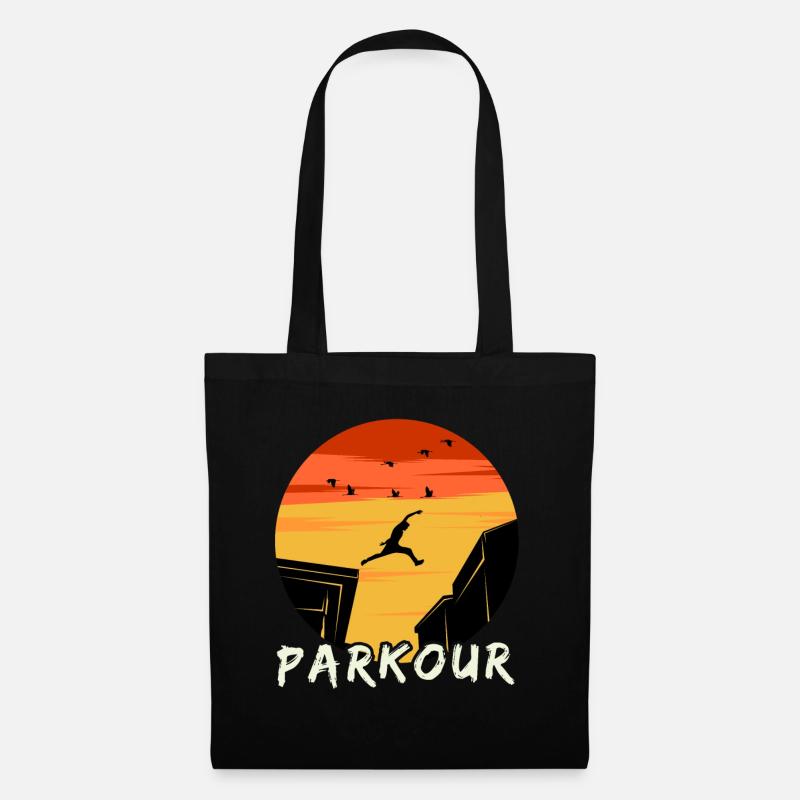 parkour - Stoffbeutel - Schwarz