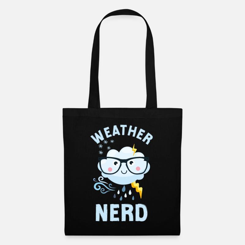Meteorologist Weather Forecast - Stoffbeutel - Schwarz