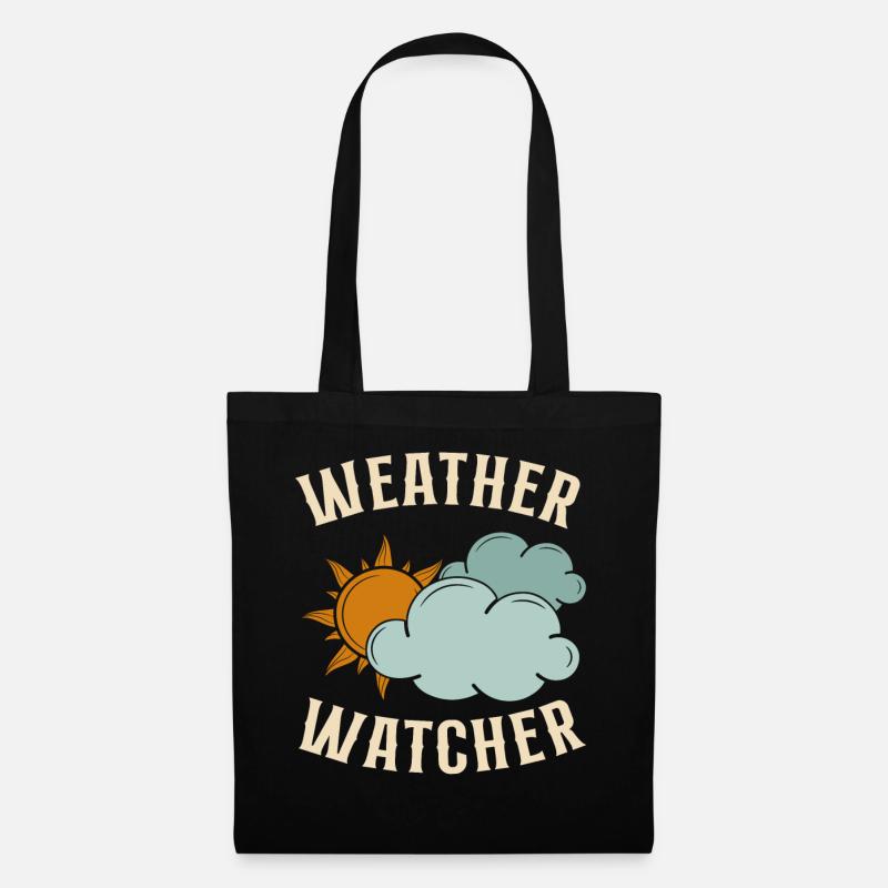 Meteorologist Weather Forecast - Stoffbeutel - Schwarz