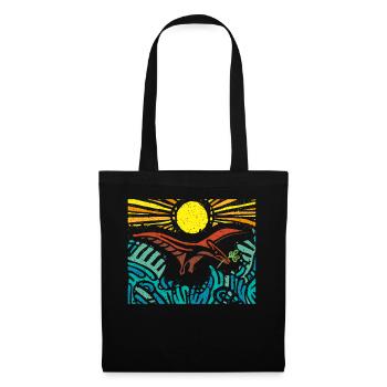 Dinosaur Fossils Dino Flying Dinosaurs - Tote Bag - black - Front