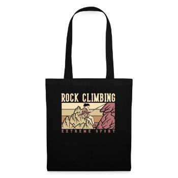 Rock Climbing Extreme Sport Sport Free Alpine - Tote Bag - black - Front