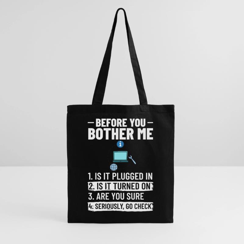 Tech Support IT Technical Assistance Helpdesk Tote Bag