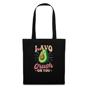 Avocado I Avo Crush On You - Tote Bag - black - Front