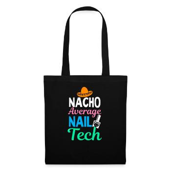 Nail Tech Nacho Moyenne Nail Tech Cinco De Mayo - Sac en tissu - noir - Devant