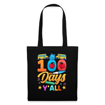 100 jours vous tous dictons équipe sweet drôle - Sac en tissu - noir - Devant
