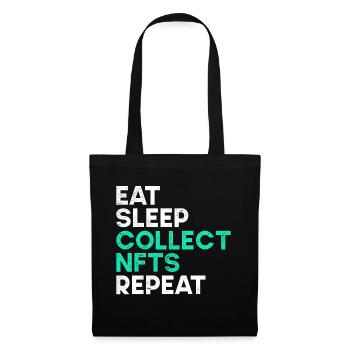 Vintage Crypto Art May Start Talking About NFT - Tote Bag - black - Front