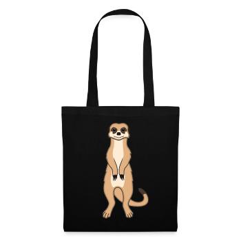 Meerkat Lover Gift Funny Animals - Tote Bag - black - Front
