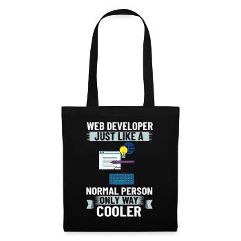 Web Development Web Developer Developer Manager - Tote Bag - black - Front