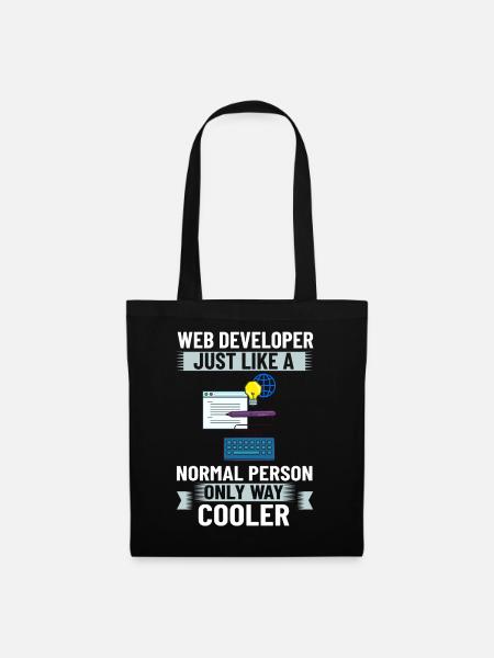 Web Entwicklung Webentwickler Entwickler Manager - Stoffbeutel - Schwarz