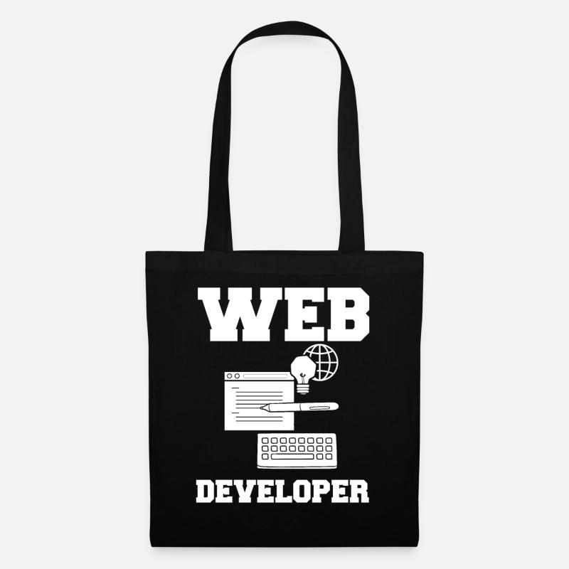 Développeur Web Developer Manager de développement Web - Sac en tissu - noir