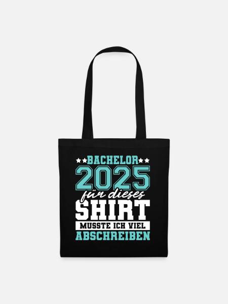 Bachelor 2025 Für Dieses Shirt Viel Abschrieben - Stoffbeutel - Schwarz