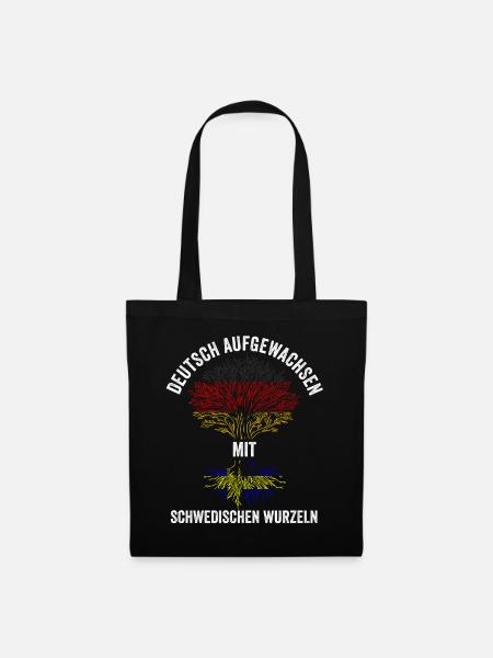Skandinavien Deutschland Schwede Schwedisch Schwed - Stoffbeutel - Schwarz