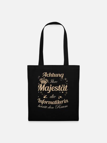 Programmierer Frauen-Majestät Damen - Stoffbeutel - Schwarz