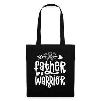 Father Of A Rare Disease Warrior Awareness Zebra - Tote Bag - black - Front