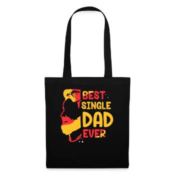 Meilleur père célibataire de tous les temps - Sac en tissu - noir - Devant