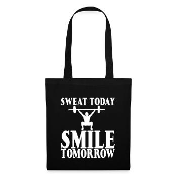 Sweat Today Sourire Demain - Sac en tissu - noir - Devant