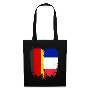 Germany Flag France - Tote Bag - black - Front