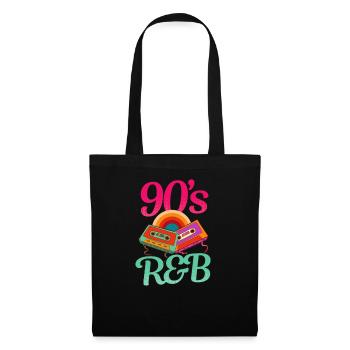 J’adore la cassette R&B vintage des années 90 - Sac en tissu - noir - Devant