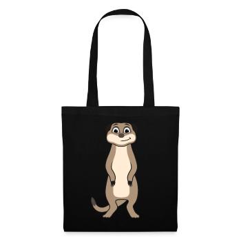 Meerkat Lover Gift Funny Animals - Tote Bag - black - Front