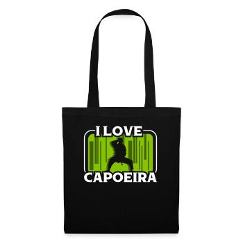 J’adore Capoeira Brazilian Martial Arts Hobby - Sac en tissu - noir - Devant
