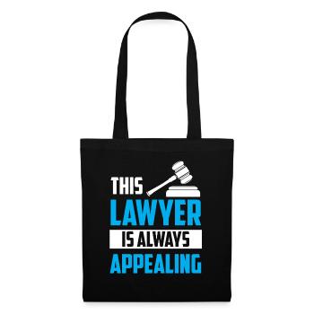 Cet avocat contredit toujours l’avocat avocat - Sac en tissu - noir - Devant