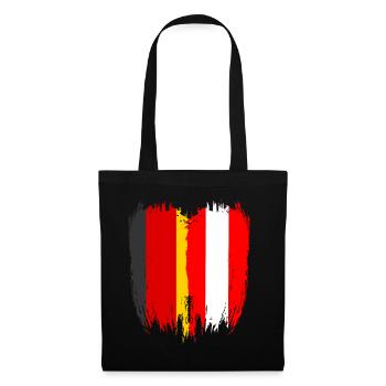 Allemagne Drapeau Autriche - Sac en tissu - noir - Devant