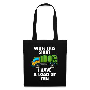 Müllmann Tshirt - Tote Bag - black - Front