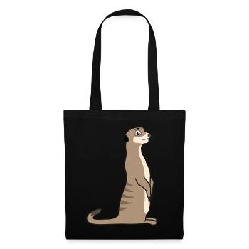 Meerkat Lover Gift Funny Animals - Tote Bag - black - Front