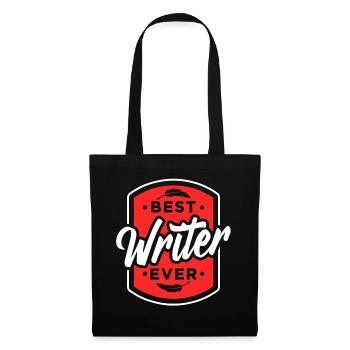 Meilleur écrivain de tous les temps - Sac en tissu - noir - Devant