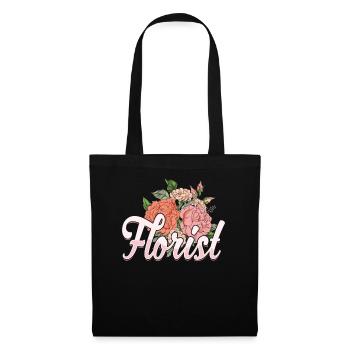 Flower Shop Florist Gardener Plant Garden - Tote Bag - black - Front