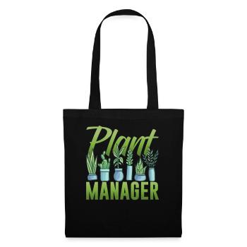 Responsable des plantes Jardinier Jardinier VégétalNage - Sac en tissu - noir - Devant