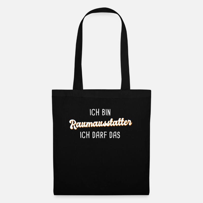 Raumausstatter - Stoffbeutel - Schwarz