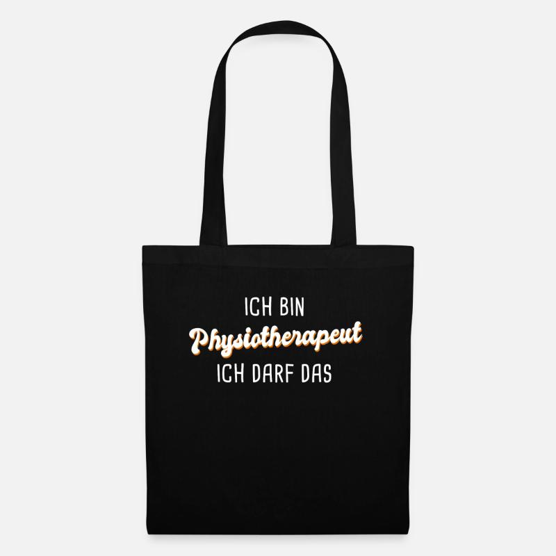 Physiotherapeut - Stoffbeutel - Schwarz