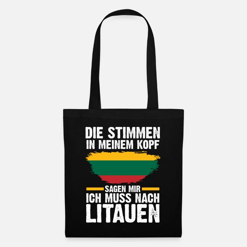 Litauen Litauer Litauisches - Stoffbeutel - Schwarz