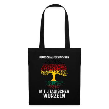 Deutschland Litauer Litauisches Litauen - Stoffbeutel - Schwarz - Vorne