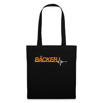 Bäcker - Stoffbeutel - Schwarz - Vorne