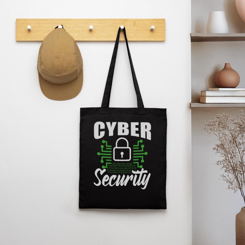 Cybersecurity Hacker Hacking IT Security Hack Tote Bag