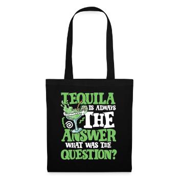 Tequila Répond - Sac en tissu - noir - Devant